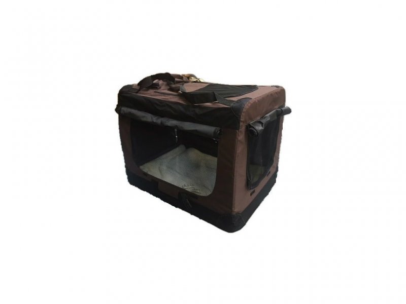 Skladací box PRAKTIC Brown s vreckami a taškou na prenos